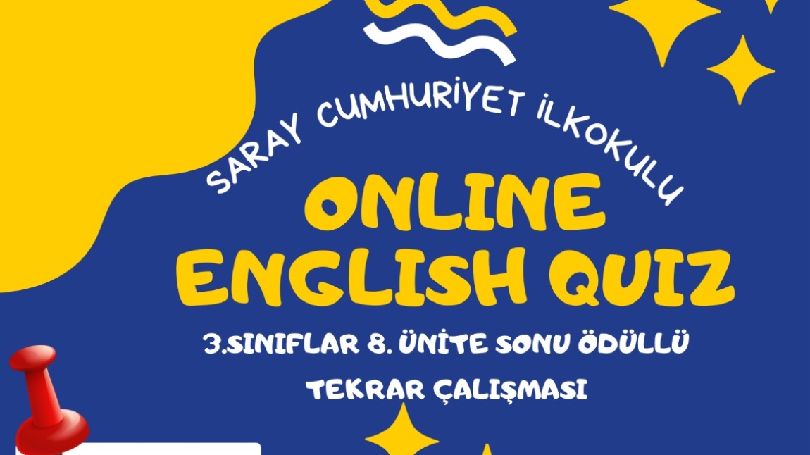 3. Sınıflar İngilizce Online Quiz
